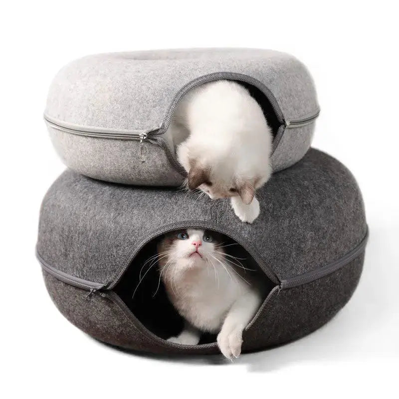 Lit moelleux et confortable Cat Donut - So-Shop.fr