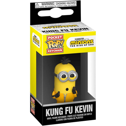 Minions 2 - Porte-clés Pocket Pop! Keychain - Kung Fu Kevin 4 cm
