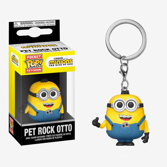 Minions 2 - Porte-clés Pocket Pop! Pet Rock Otto 4 cm