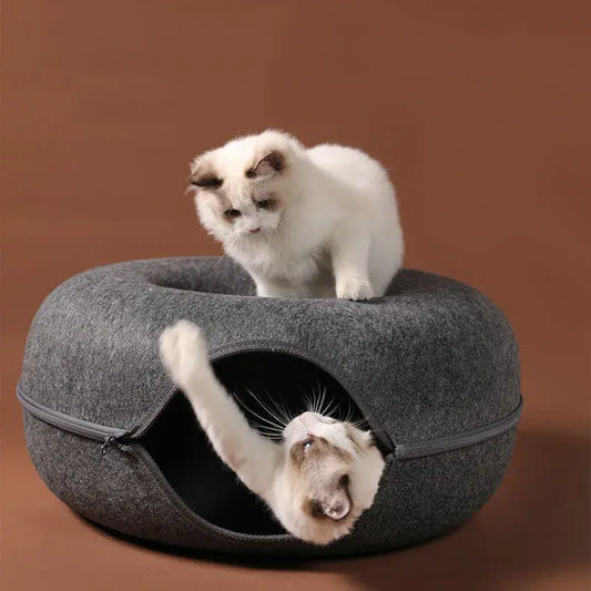 Lit moelleux et confortable Cat Donut - So-Shop.fr