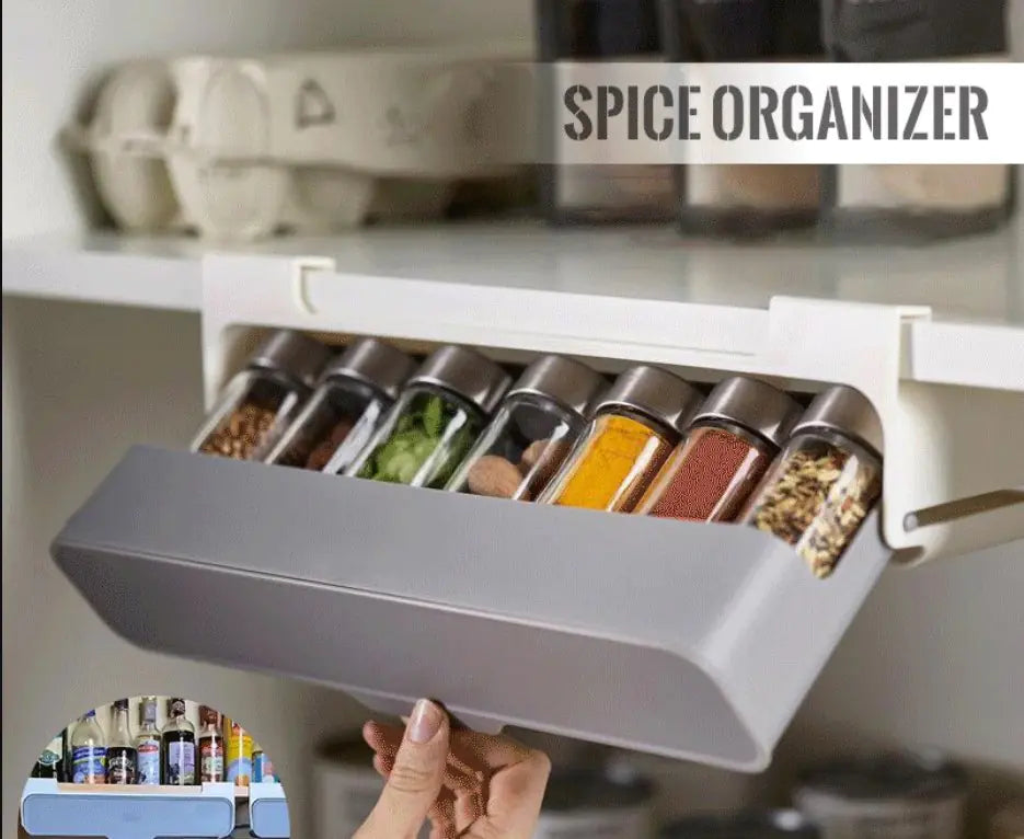 Self-adhesive Spice Organizer Rack - So-Shop.fr