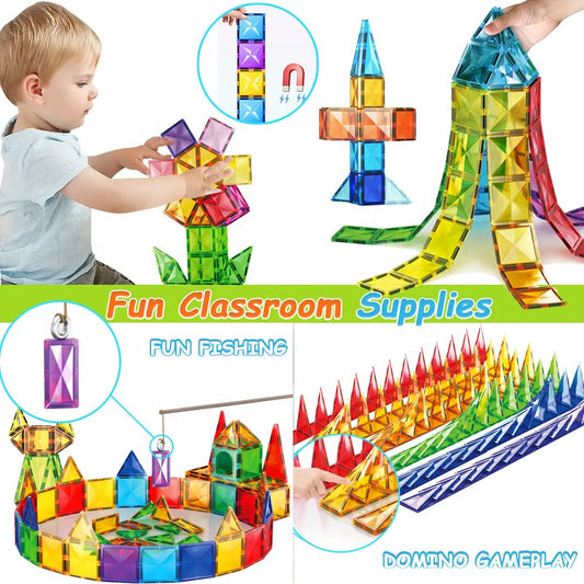 Magnetic Blocks Toys For Kids - So-Shop.fr