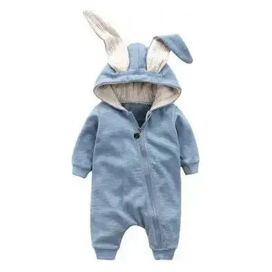 Rabbit Ear Hooded Baby Rompers - So-Shop.fr