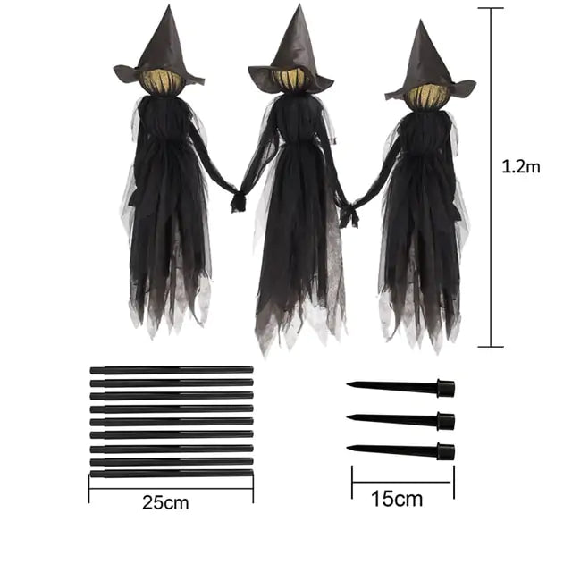 Scary Halloween Witch Decoration - So-Shop.fr