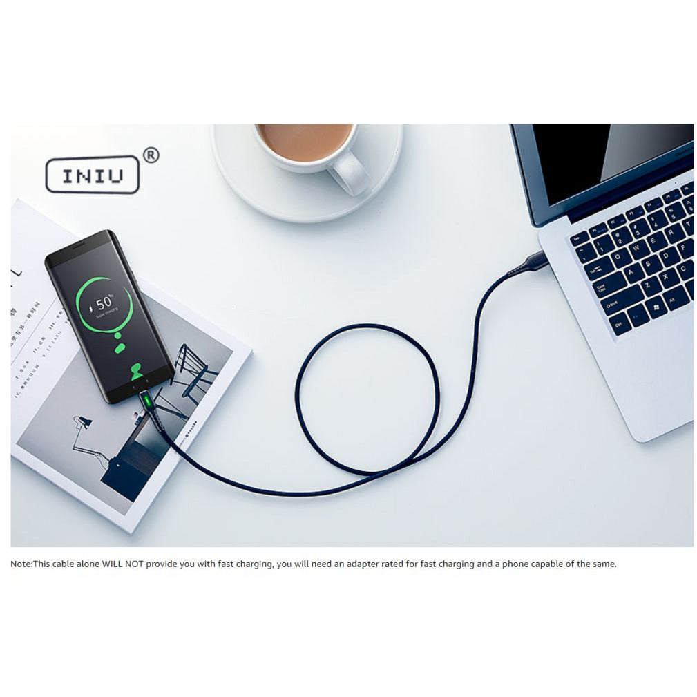 Cable INIU - Câble USB de Type C 3A 50cm