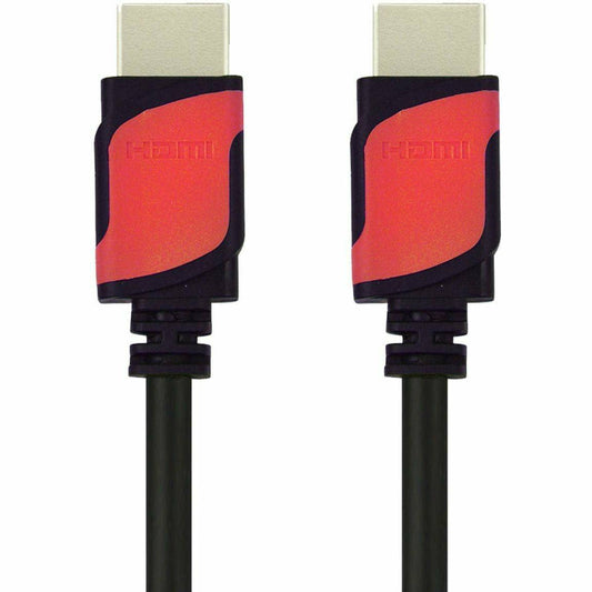 Câble HDMI 1.4/10.2Gbps 1,5M noir et rouge