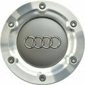 Cache Moyeu Audi 147mm Gris Logo Centre Roue Neuf