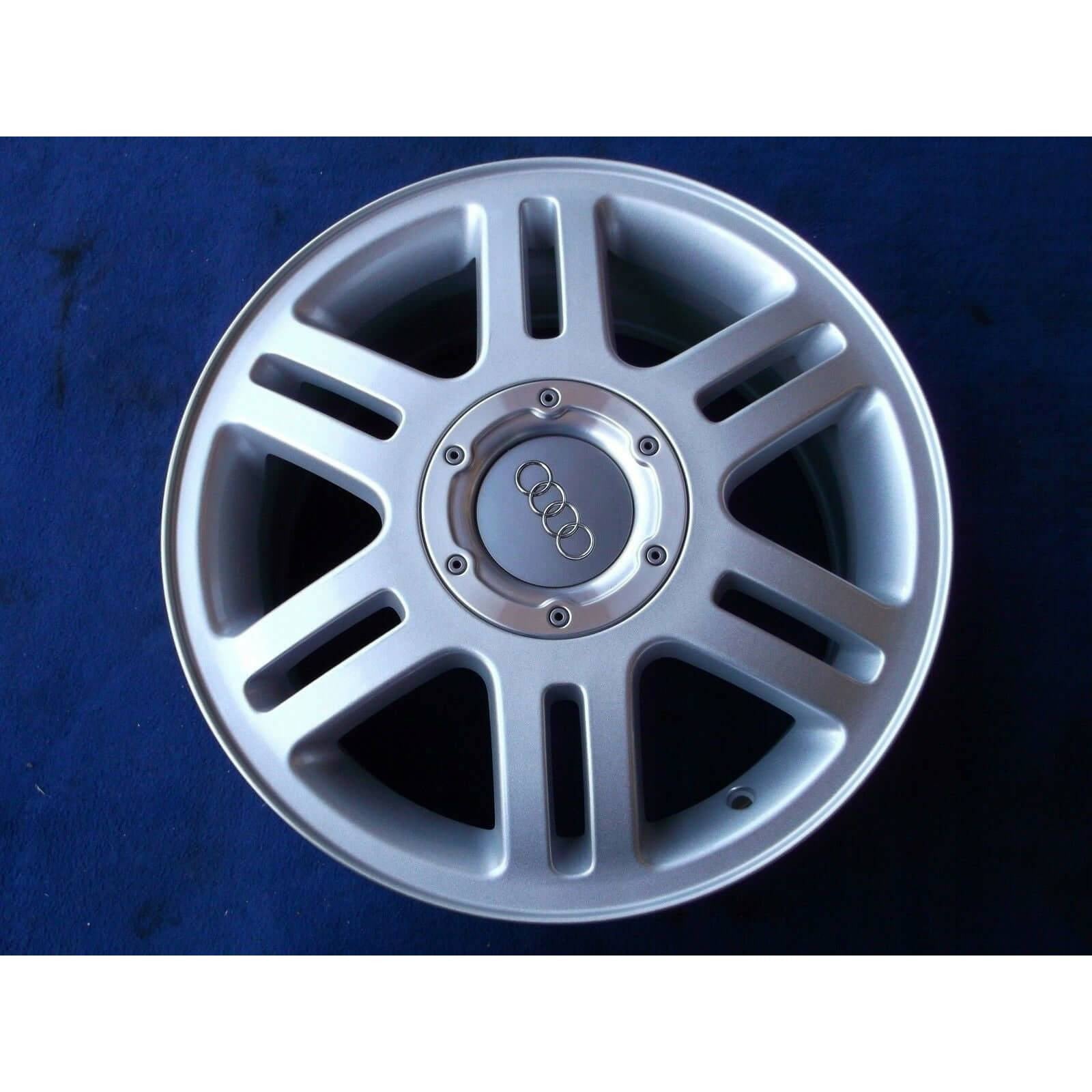 Cache Moyeu Audi 147mm Gris Logo Centre Roue Neuf