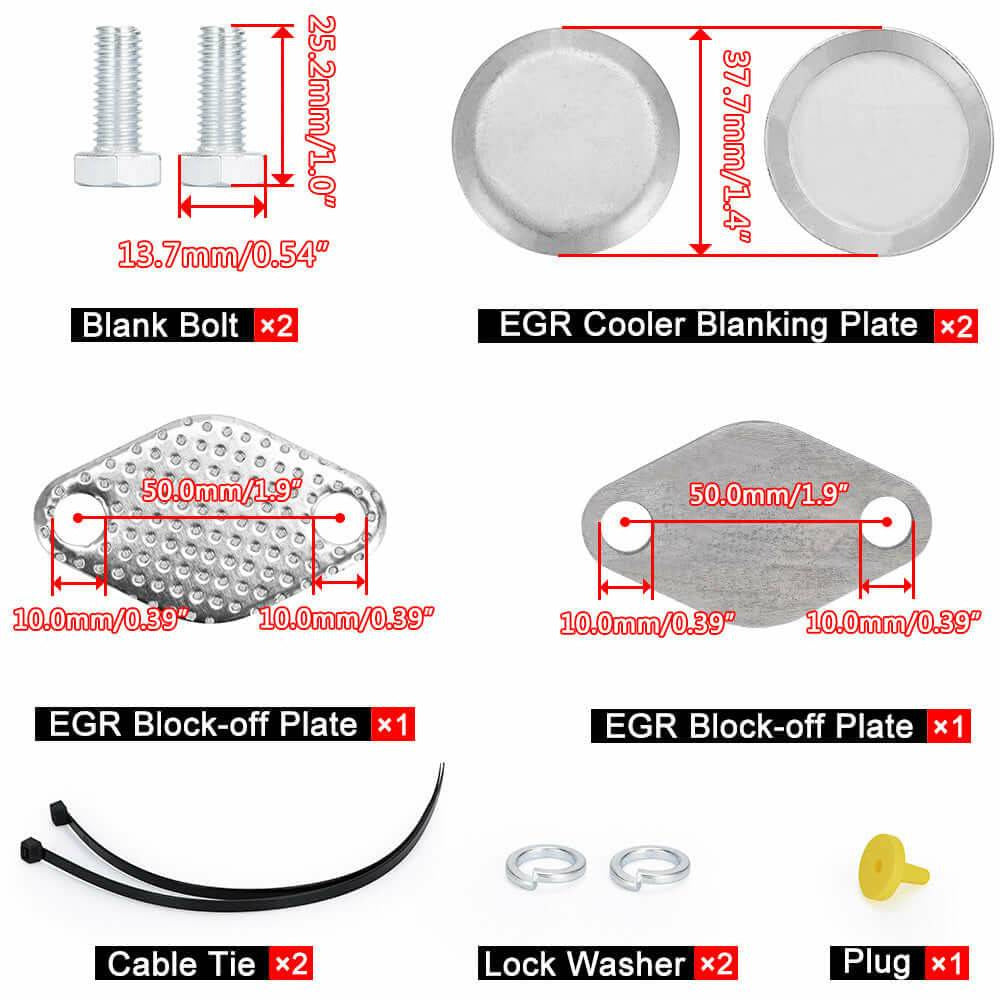 Kit Suppression condamnation De Vanne EGR BMW série 1 3 5 7 E60 E61 520d 525d 530d 535d