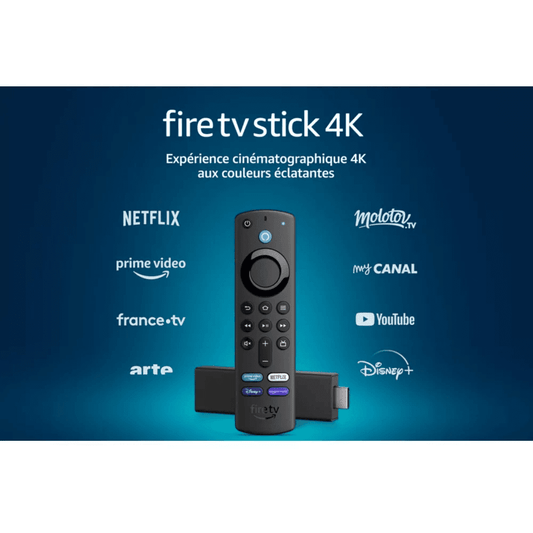 Passerelle multimédia Amazon Fire TV Stick 4K télécommande Alexa