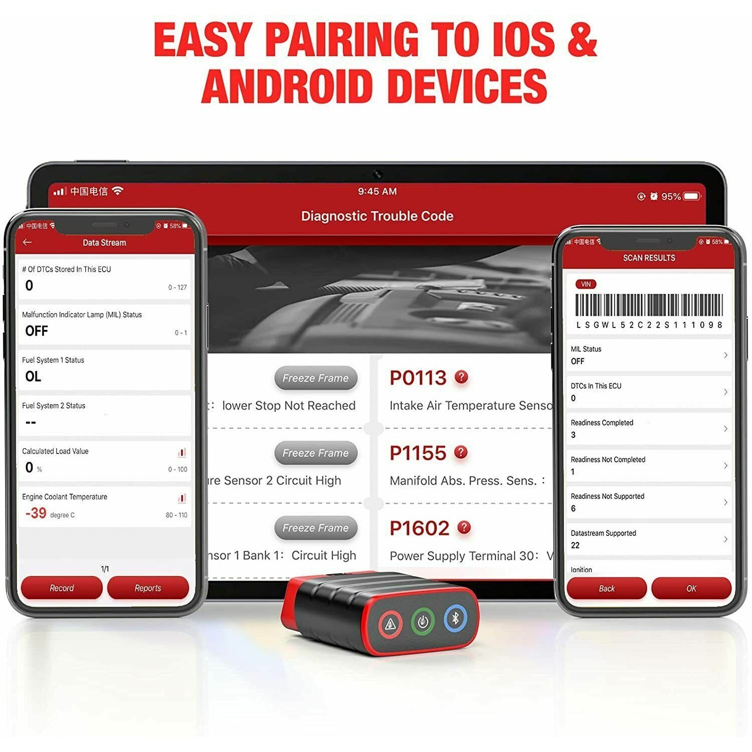 Thinkdiag mini OBD2 bluetooth Appareil de Diagnostic android et IOS