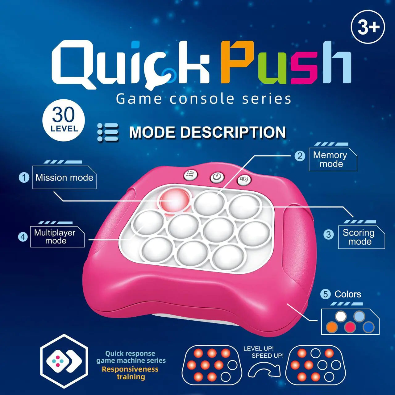 Jeu électronique Poplight Fidget